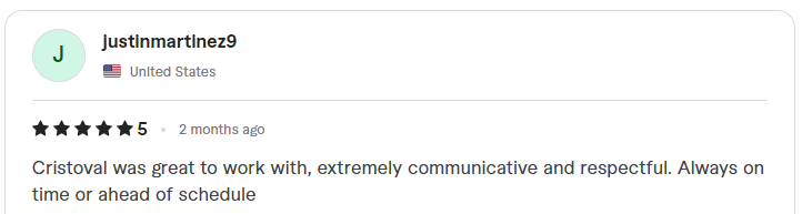 Client review 1